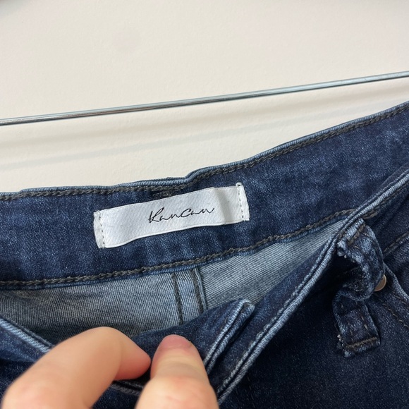 Kancan Jeans Size 31 12 High Rise Dark Wash Stretchy Ankle Skinny Non-Distressed - Picture 5 of 8